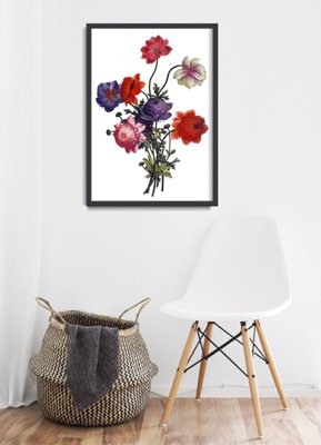 Vintage poster art Floral Boquet