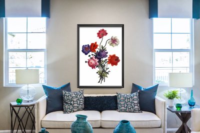 Vintage poster art Floral Boquet