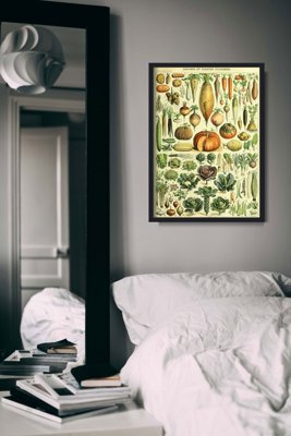 Poster Vegetable Print 1909 Adolphe Millot