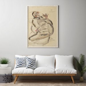 Canvas poster I Will Gladly Endure for Art Egon Schiele