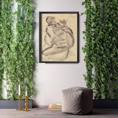 Canvas poster I Will Gladly Endure for Art Egon Schiele
