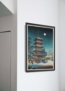 Canvas poster Asakusa Kinryusan by Tsuchiya Koitsu