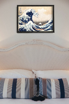 Vintage poster The Great Wave at Kanagawa Katsushika Hokusai Ukiyo-e