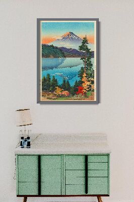 Poster Lake Ashi In The Hakone Hills in Early Autumn Tsuchiya Koitsu Ukiyo-e
