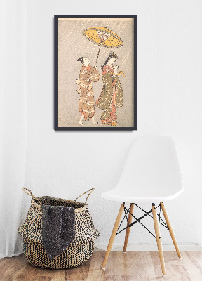 Canvas poster Komachi Praying for Rain Torii Kiyomitsu Ukiyo-e