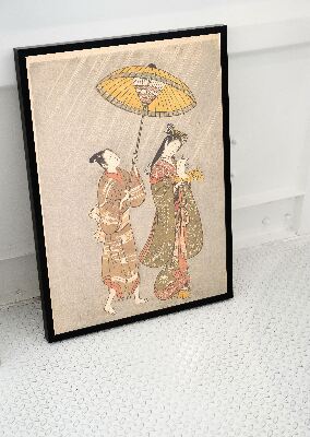 Canvas poster Komachi Praying for Rain Torii Kiyomitsu Ukiyo-e