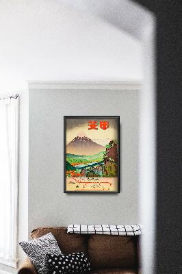 Vintage poster Field of Color Yamanashi Japanese