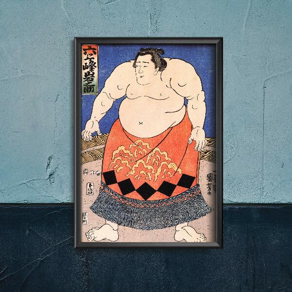 Poster Kuniyoshi Utagawa The Sumo Wrestler