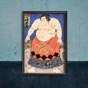 Poster Kuniyoshi Utagawa The Sumo Wrestler