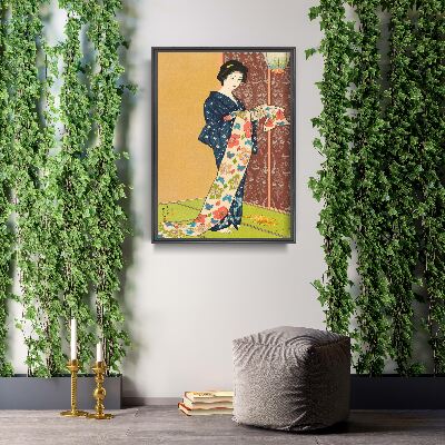 Vintage poster Girl In Summer Costume Hashiguchi Goyo Ukiyo-e