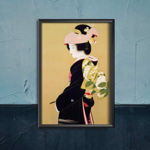 Canvas poster Bride Uemura Shoen Ukiyoe