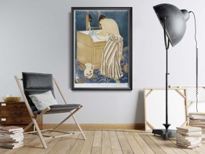 Vintage poster art Woman Bathing Mary Cassatt Cassatt Ukiyo-e