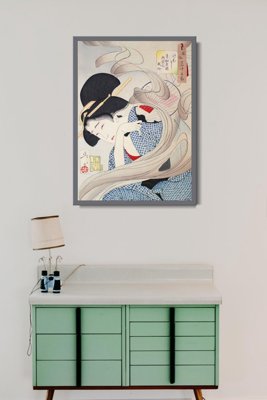 Poster Looking Smokey Tsukioka Yoshitosh