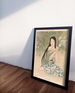 Poster Kaburagi Kiyokata The Time When Ajisai Bloom