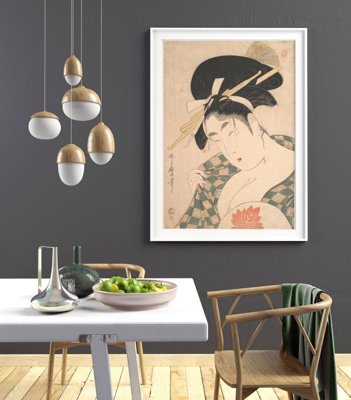 Poster A Courtesan Kitagawa Utamaro Ukiyo