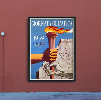 Wall art Giornata Olimpica