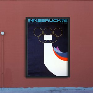 Vintage poster Winter Olympic Game Innsbruck