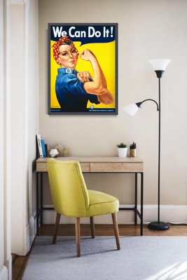 Vintage poster art We Can Do It Propaganda
