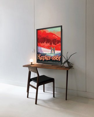 Wall art Space Futur Nasa Kepler f Planet