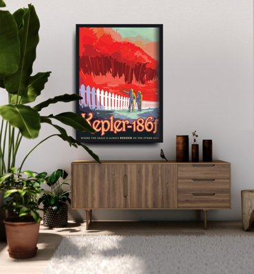 Wall art Space Futur Nasa Kepler f Planet