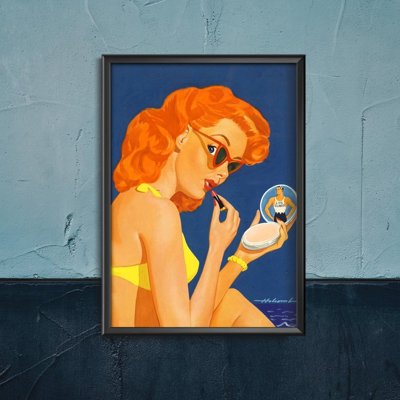 Canvas poster Magazine Cover Feminine