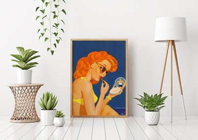Canvas poster Magazine Cover Feminine
