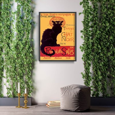 Wall art Rodolphe Salis Le Chat Noir Poster