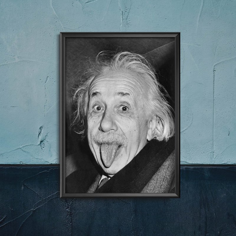 Poster Albert Einstein Tongue Out