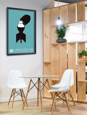 Canvas poster UN Office of Disarmament Affairs Jorge Malo