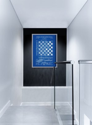 Canvas poster Checker And Chess Board Truskoski Patenet