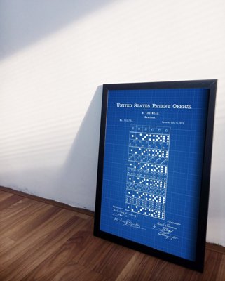 Vintage poster Dominoes Louineau Game United States Patent