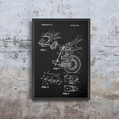 Poster VW Beetle Patent
