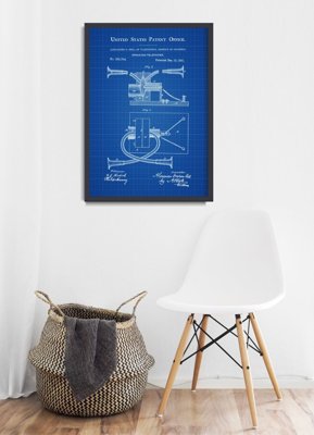 Poster Alexander Bell Telephone United States Patent