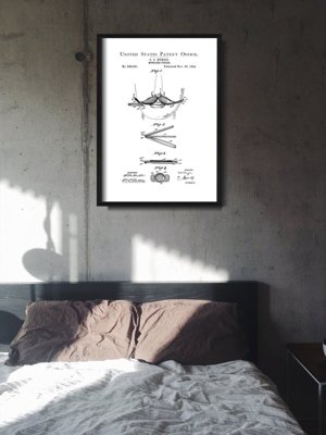 Wall art Mustache Curler Burgio United States Patent
