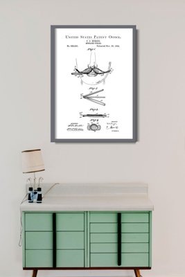 Wall art Mustache Curler Burgio United States Patent