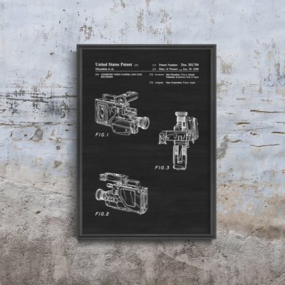 Poster Video Camera Patent United States