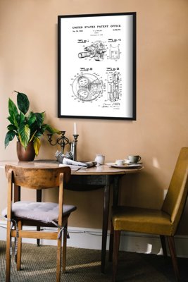 Vintage poster Bell & Howell Camera Filter Patent