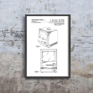 Poster Original Apple Macintosh Computer Patent