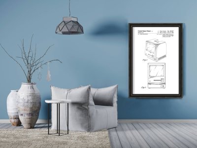 Poster Original Apple Macintosh Computer Patent