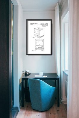 Poster Original Apple Macintosh Computer Patent
