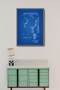 Wall art Ping Pong Paddle Patent