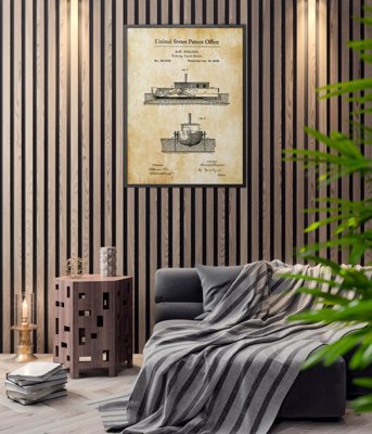 Vintage poster Tug Boat United States Patent