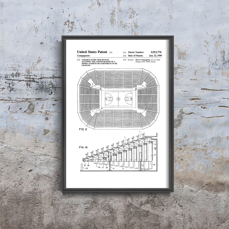 Poster Stadium Seating US Patent