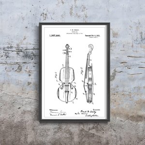 Vintage poster Violin Ashley Patent
