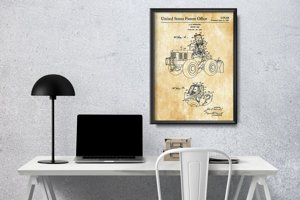 Vintage poster Tractor Patent Wieschel