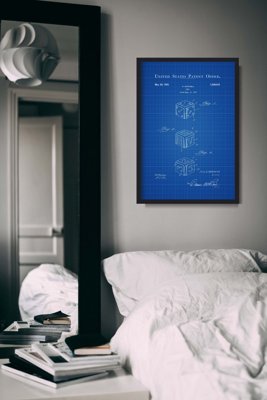 Canvas poster Dice United States Patent Mitchell