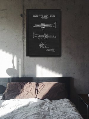 Poster Trumpet Johnson United States Patent