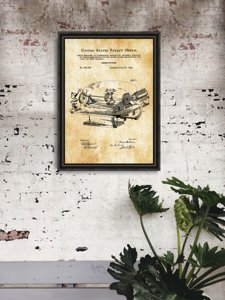 Vintage poster Gramophone Berliner United States Patent