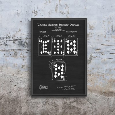 Wall art Playing Cards Cohen United States Patent