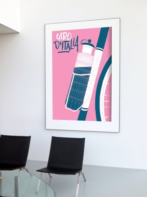 Canvas poster Giro D'Italia Tour Of Italy Poster
